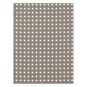 レトロカラーズミッドセンチュリーモダンサークル テーブルクロス (正面)