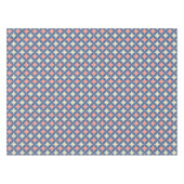 レトロカラーズミッドセンチュリーモダンサークル テーブルクロス (正面(横))