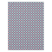 レトロカラーズミッドセンチュリーモダンサークル テーブルクロス (正面)