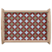 レトロカラーズミッドセンチュリーモダンサークル