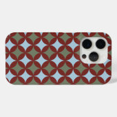 レトロカラーズミッドセンチュリーモダンサークル Case-Mate iPhoneケース (裏面 (横))