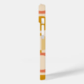 レトロカラーパターンモノグラパーソナライズされたム Case-Mate iPhoneケース (裏面 / 左)