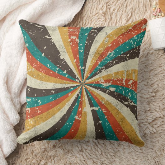 レトロカラーパレット クッション (ブランケット)