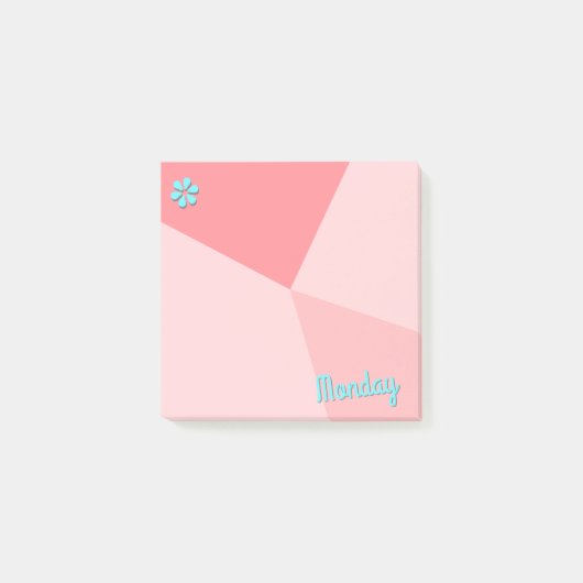 レトロカラーブロックプランナー ポストイット (正面)