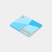 レトロカラーブロックプランナー ポストイット (アングル)