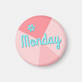 レトロカラーブロックプランナー マグネット