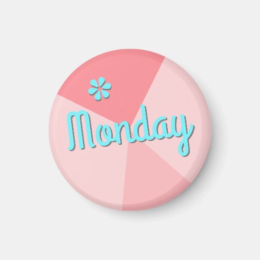 レトロカラーブロックプランナー マグネット (正面)