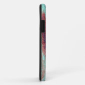 レトロカラー木目テクスチャ Case-Mate iPhoneケース (裏面/右)