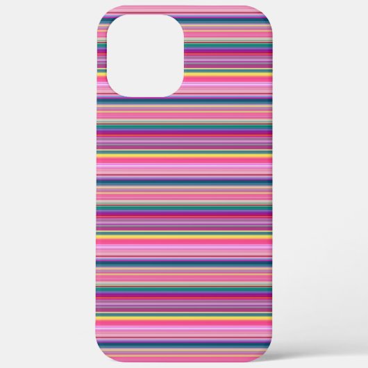 レトロカラー縞模様 Case-Mate iPhoneケース (裏面)