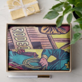 レトロカントリーウェスタン漫画 薄葉紙 (ギフト)