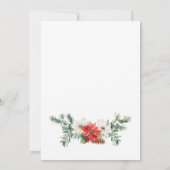 レトロカントリーオープンハウス クリスマスホリデーパーティー 招待状 (裏面)