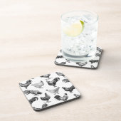 レトロカントリーファームチキンパターン コースター (右側)