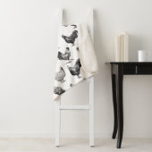 レトロカントリーファームチキンパターン シェルパブランケット (インサイチュ)