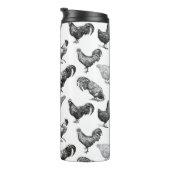 レトロカントリーファームチキンパターン タンブラー (回転右)