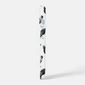 レトロカントリーファームチキンパターン iPhone 15ケース (左側面)