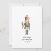 レトロカントリーヴィンテージメリーリトルクリスマスパーティー 招待状 (裏面)