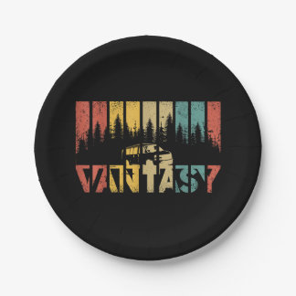 レトロカンパーファンライフ – ヴィンテージバンライフ ペーパープレート