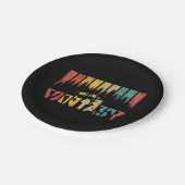 レトロカンパーファンライフ – ヴィンテージバンライフ ペーパープレート (アングル)