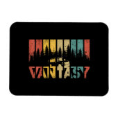 レトロカンパーファンライフ – ヴィンテージバンライフ マグネット (横)