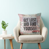 レトロカーオンロードマップ クッション (椅子)