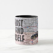 レトロカーオンロードマップ マグカップ (中央)