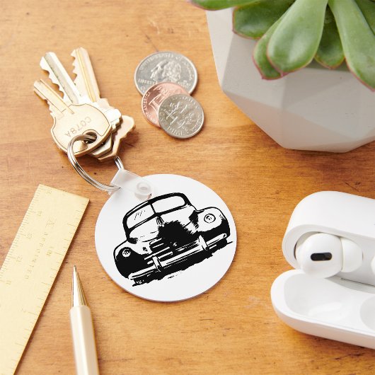 レトロカーキーチェーン キーホルダー