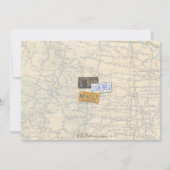 レトロカーゴーイング遠くにパーティの招待状-ニューホーム 招待状 (裏面)