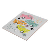 レトロカーズアトミックスターバストモダンミッドセンチュリー タイル (側面)