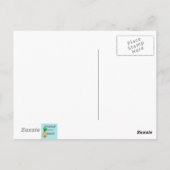 レトロカートゥーンカクテルパーティーはがき ポストカード (裏面)