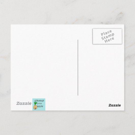 レトロカートゥーンカクテルパーティーはがき ポストカード (裏面)