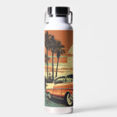 レトロカートロピカルサンセット ウォーターボトル (正面)