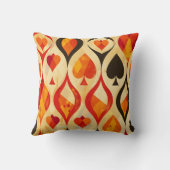 レトロカードのスーツ クッション (裏面)