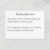 レトロカード結婚カード エンクロージャーカード (裏面)