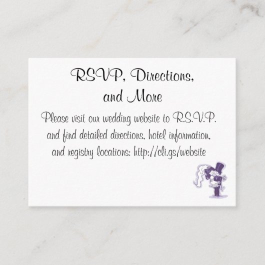 レトロカード結婚カード エンクロージャーカード (正面)