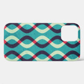 レトロカーブ:グランジパターン効果 Case-Mate iPhoneケース (裏面 (横))