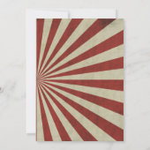 レトロカー50番目の誕生日 招待状 (裏面)