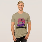 レトロカー トライブレンドTシャツ (正面全面)