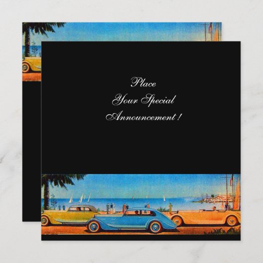 レトロカー 案内状 (正面/裏面)