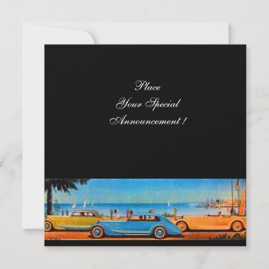 レトロカー 案内状 (正面)