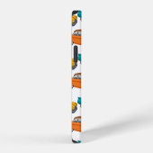 レトロカー 50年代スタイル パターン iPhoneケース (右側面)