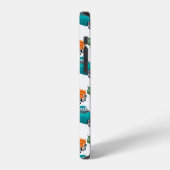 レトロカー 50年代スタイル パターン iPhoneケース (左側面)