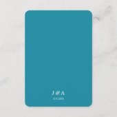 レトロカ結婚ボRSVP伝統的 Meal Option エンクロージャーカード (裏面)