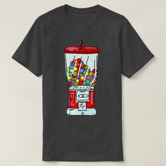 レトロガンボール機 Tシャツ (デザイン正面)