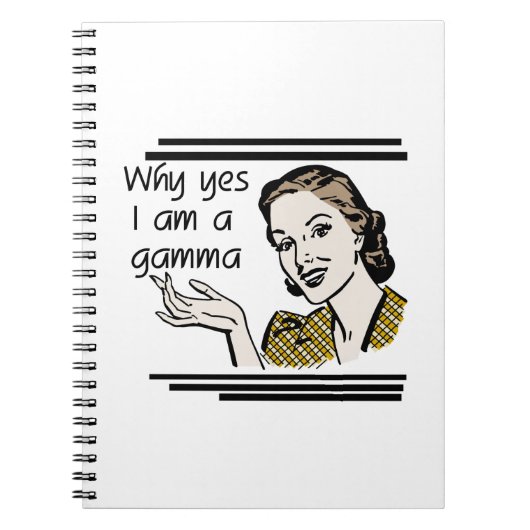 レトロガンマギフト ノートブック (正面)