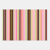 レトロガーデンフラワーグルーヴィ60s 70s花柄 ラッピングペーパーシート (正面2)