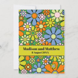 レトロガーデンフラワーズ60s 70sフローラ セーブザデート