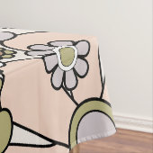 レトロガーデンフラワーズ60s 70sミュート春フローラ テーブルクロス (インサイチュ)
