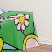 レトロガーデンフラワーズ60s 70s春フローラルパターン テーブルクロス (インサイチュ)