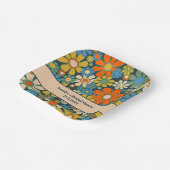 レトロガーデンフラワーズ60s 70s美学フローラ ペーパープレート (傾斜あり)