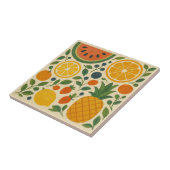 レトロガーデンフルーツ – ヴィンテージ水彩 タイル (側面)